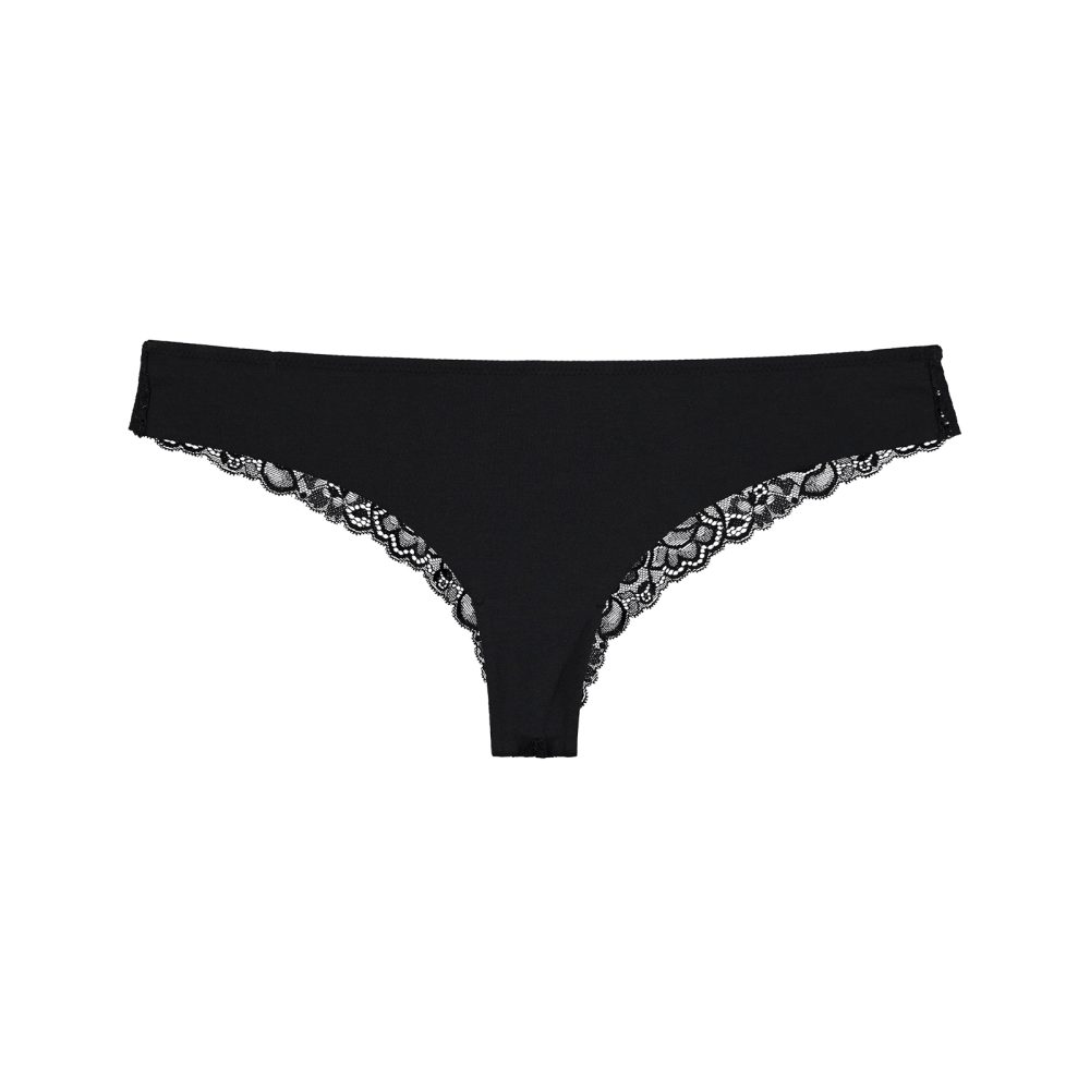 Cozy Beauty String in schwarz