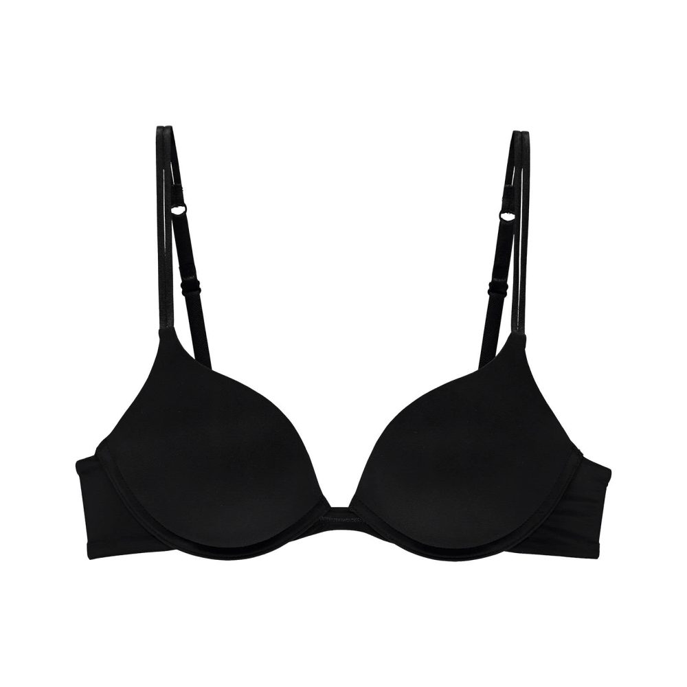 Sexy Comfort BH mit Bügel, gefüttert in schwarz