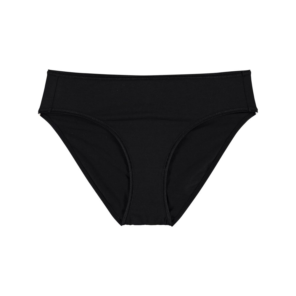 Cotton Beauty Slip in schwarz
