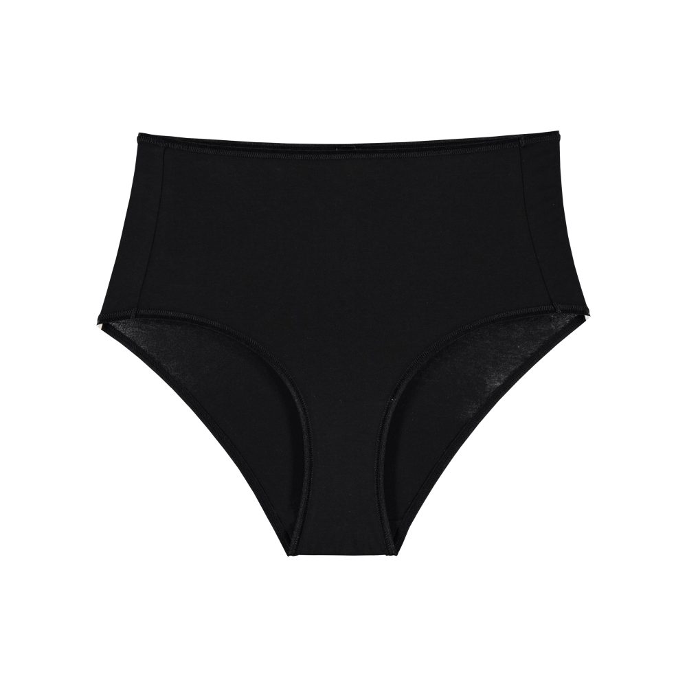 Cotton Beauty Slip in schwarz