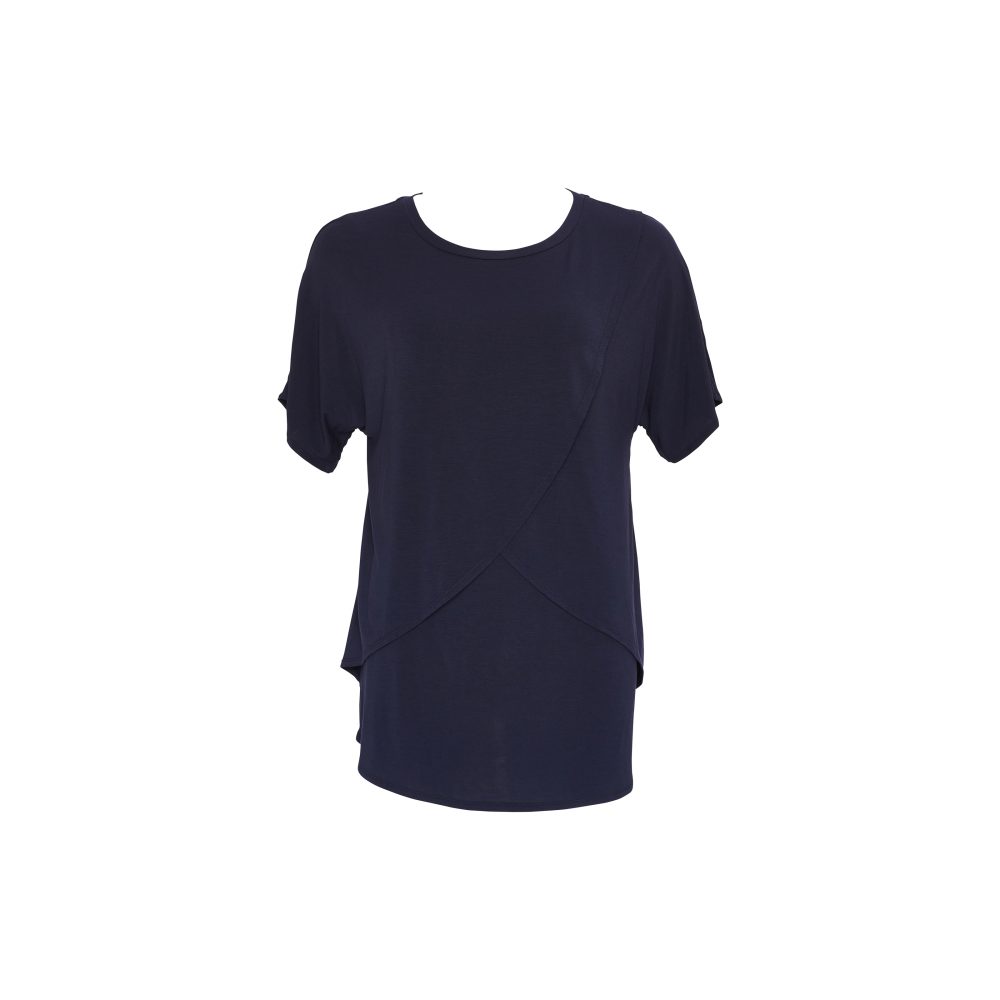 Penny Pyjama Oberteil, kurz in blau