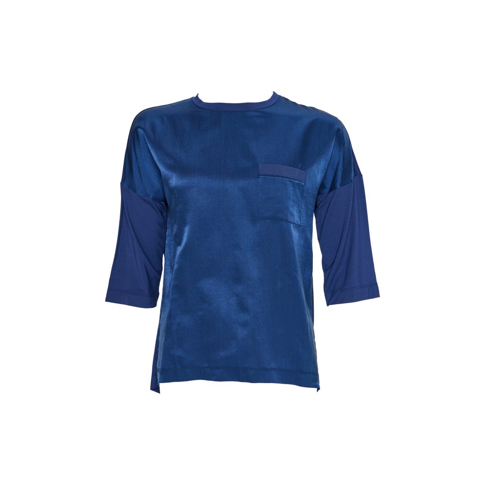 Karline Pyjama Oberteil in blau