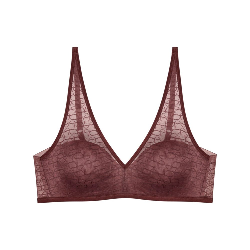 Triumph Signature Sheer BH ohne Bügel, gefüttert in braun