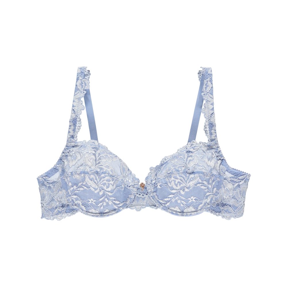 Luxury Desire BH mit Bügel, ungefüttert in blau