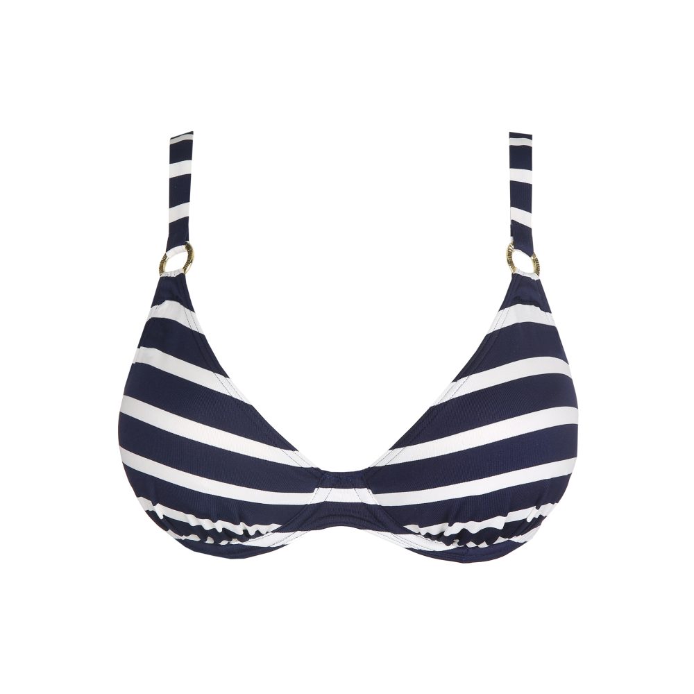 Nayarit Bikini Top mit Bügel gefüttert in blau