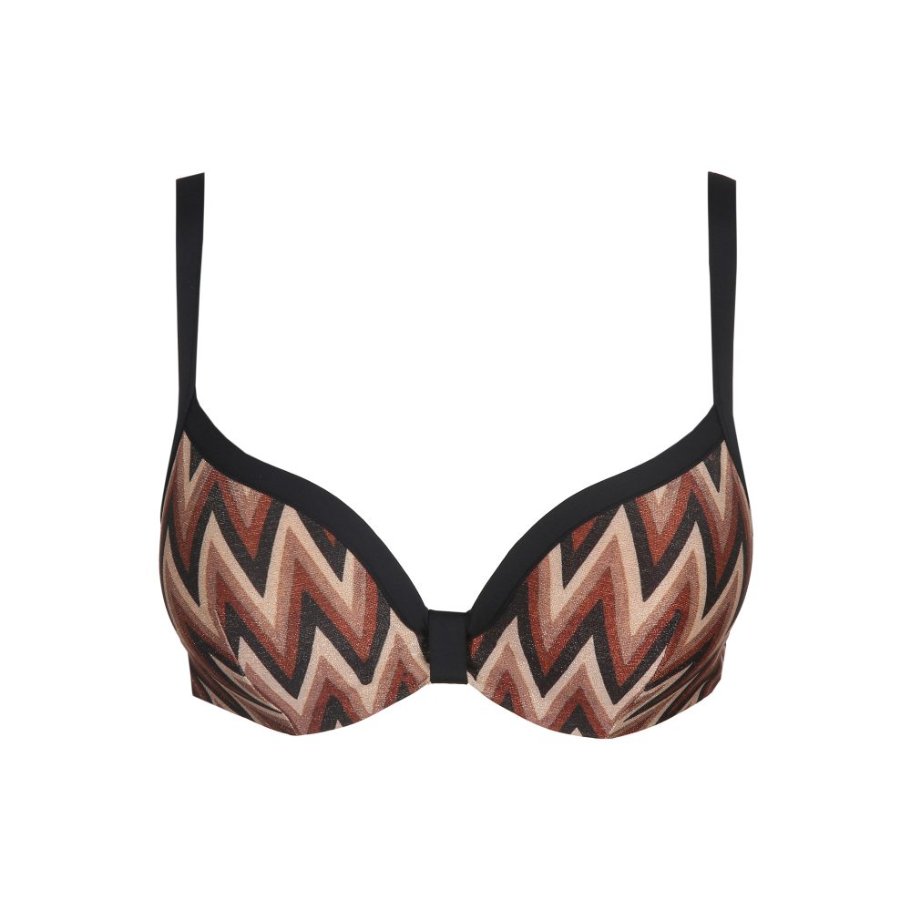 Su Ana Bikini Top mit Bügel gefüttert in braun