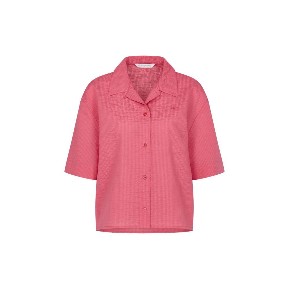 Boyfriend Mywear Pyjama Oberteil, kurz in rosa