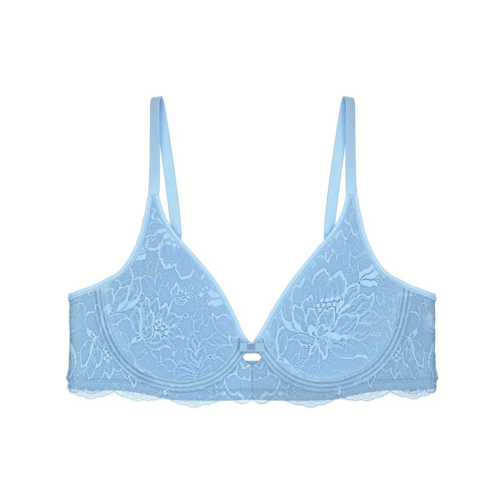 Amourette Charm BH mit Bügel, ungefüttert in blau
