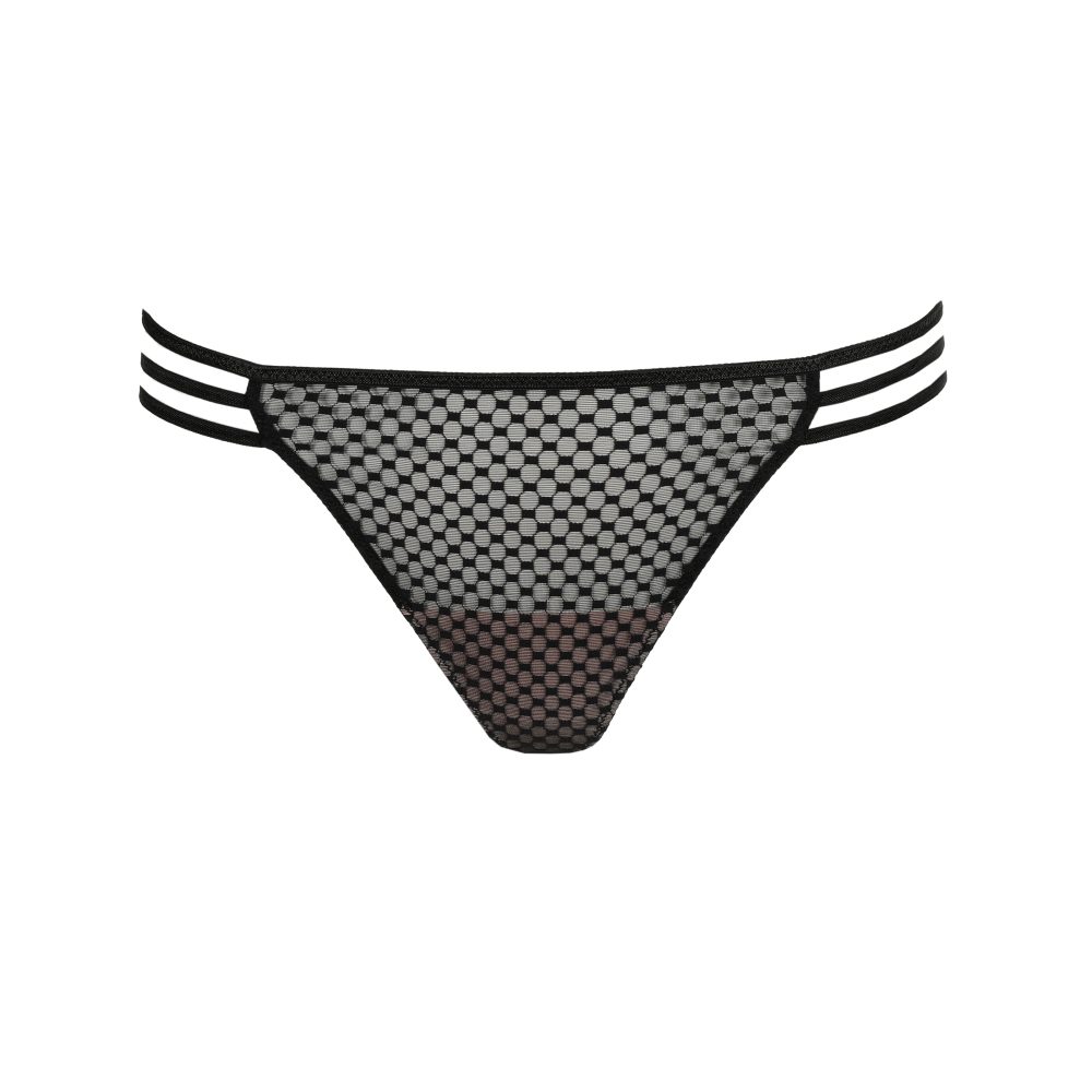 Glass Beach String in schwarz