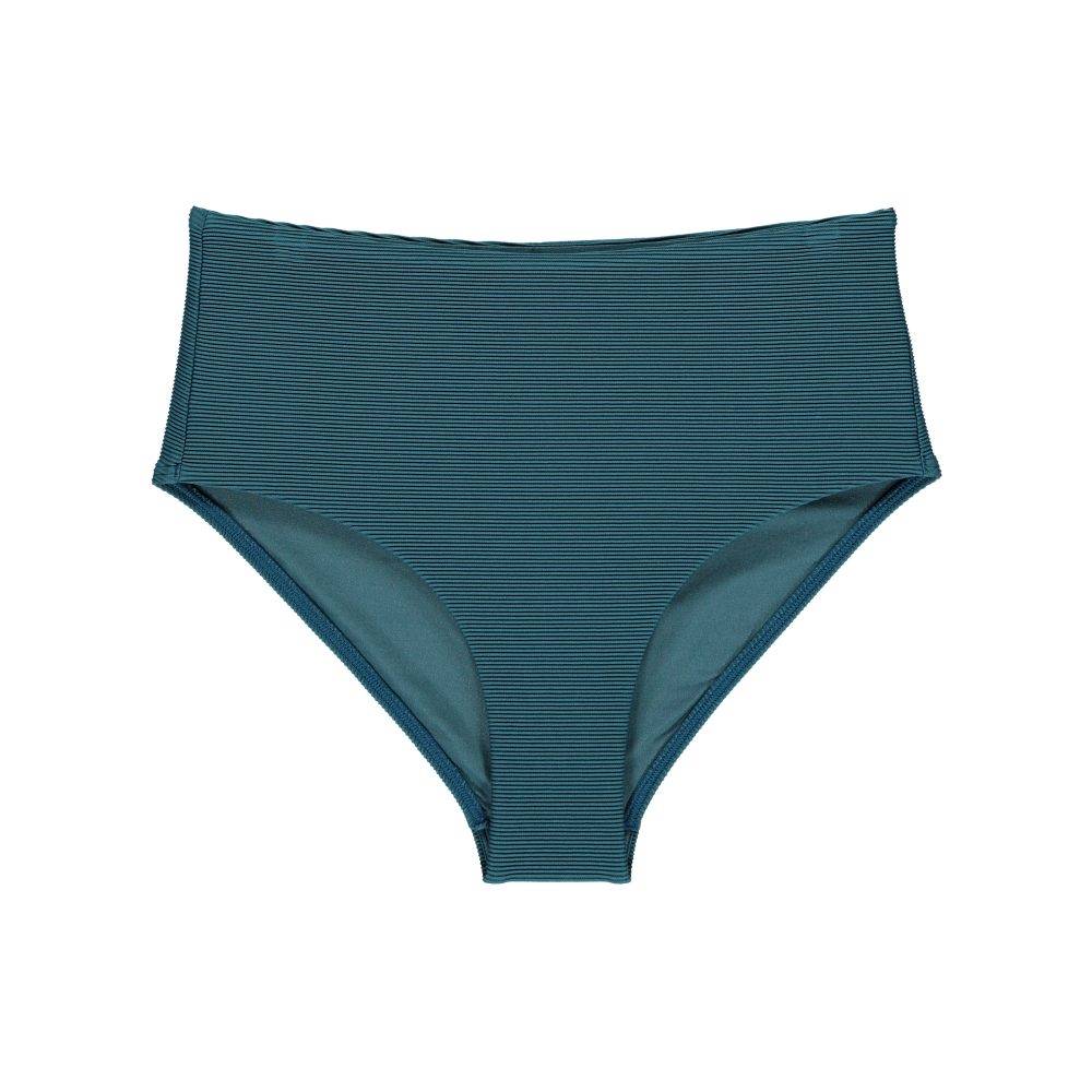 Madras Bikini Regular Slip in grün