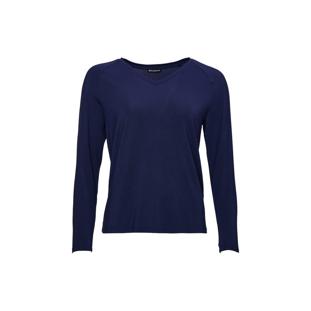 Sleep Basics Pyjama Oberteil in blau