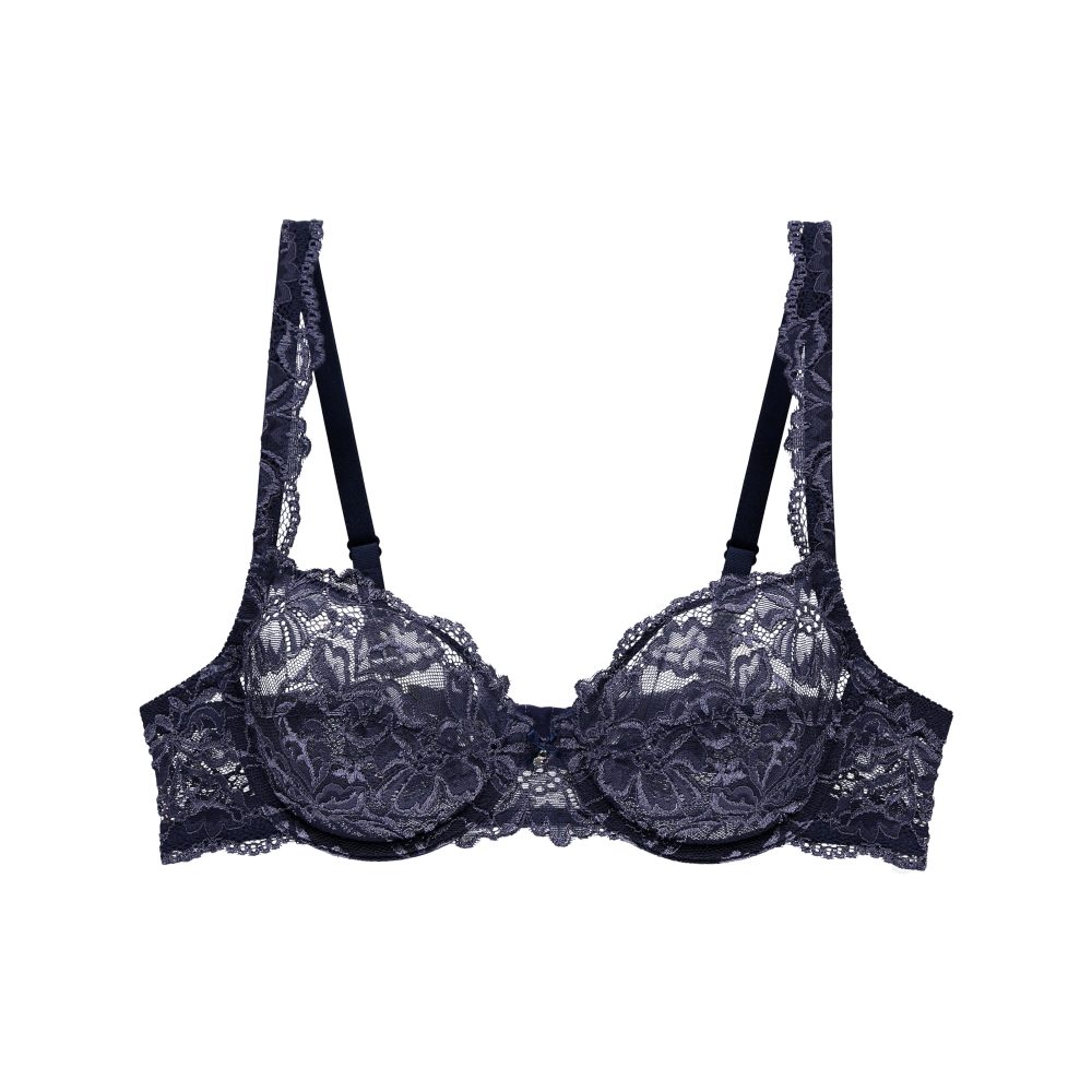 Luxury Desire BH mit Bügel, ungefüttert in blau