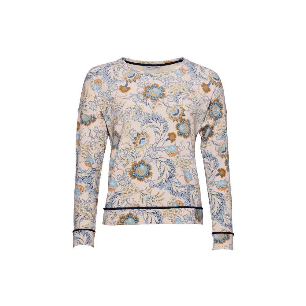 Violetta Pyjama Oberteil in weiss