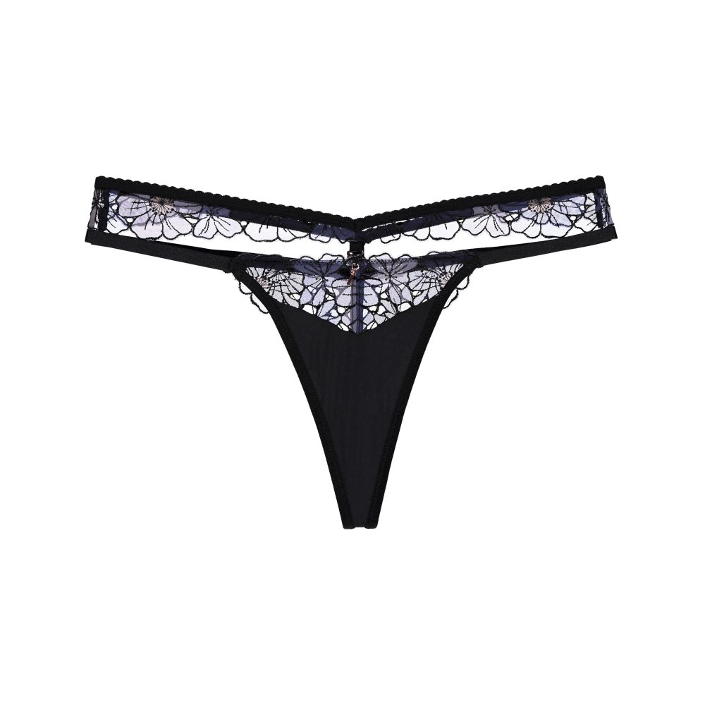 Viktoria String in schwarz