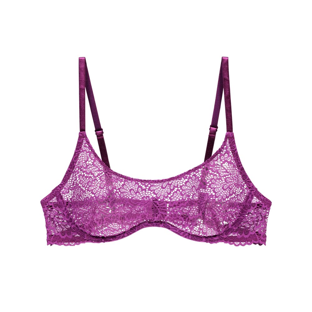 Vanessa BH mit Bügel, ungefüttert in violett