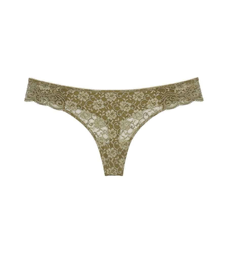 Amourette String in grün