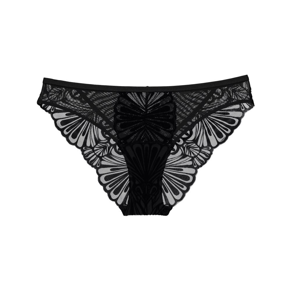 Valenzia Slip in schwarz