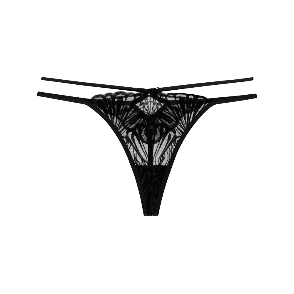 Valenzia Brazilian Slip in schwarz