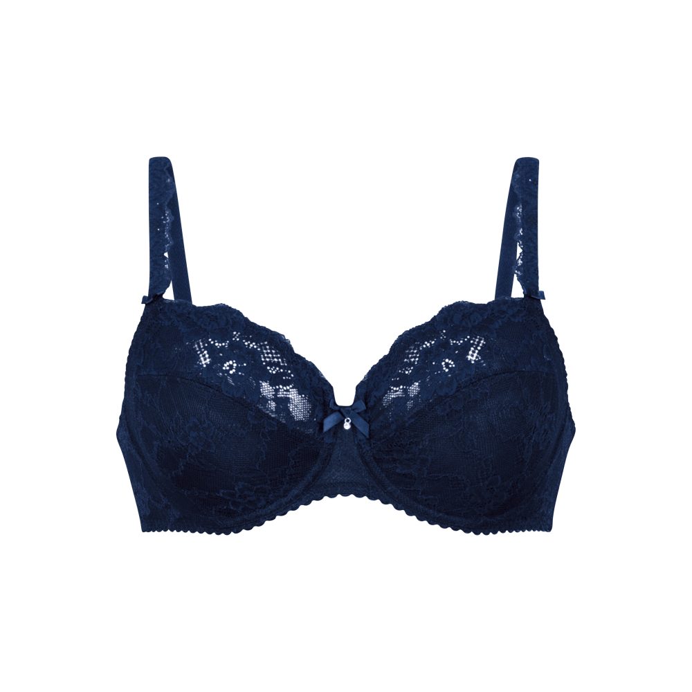 Bobette BH mit Bügel, ungefüttert in blau
