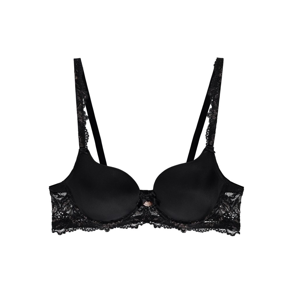 Luxury Desire BH mit Bügel, gefüttert in schwarz