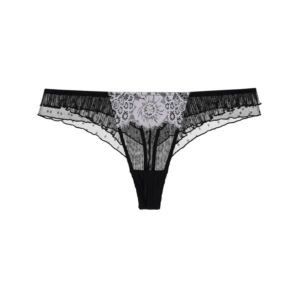 Vahide Brazilian Slip in schwarz