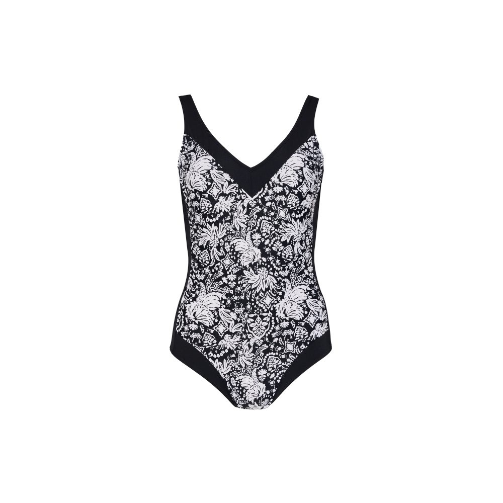 Basic Swimsuit Andia Badeanzug ohne Bügel ungefüttert in schwarz