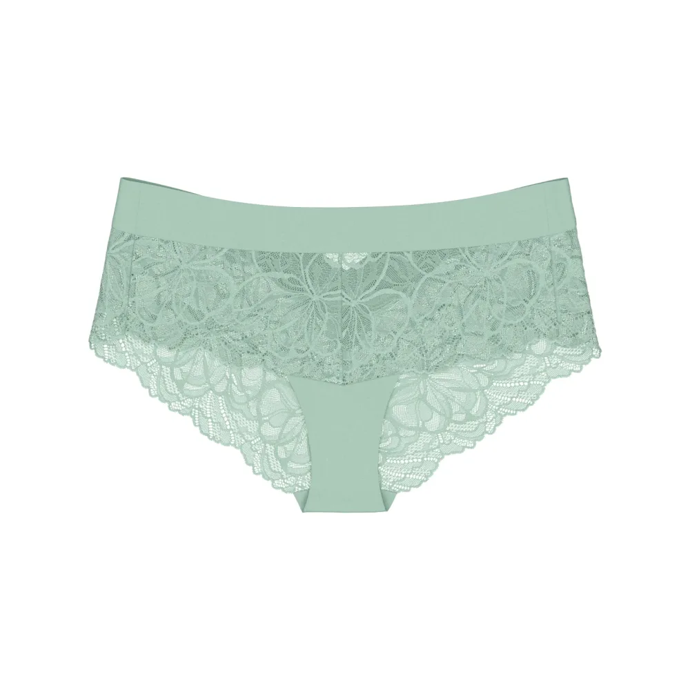 Body Make-Up Illusion Lace Panty in grün