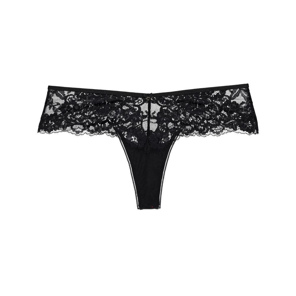 Amina String in schwarz