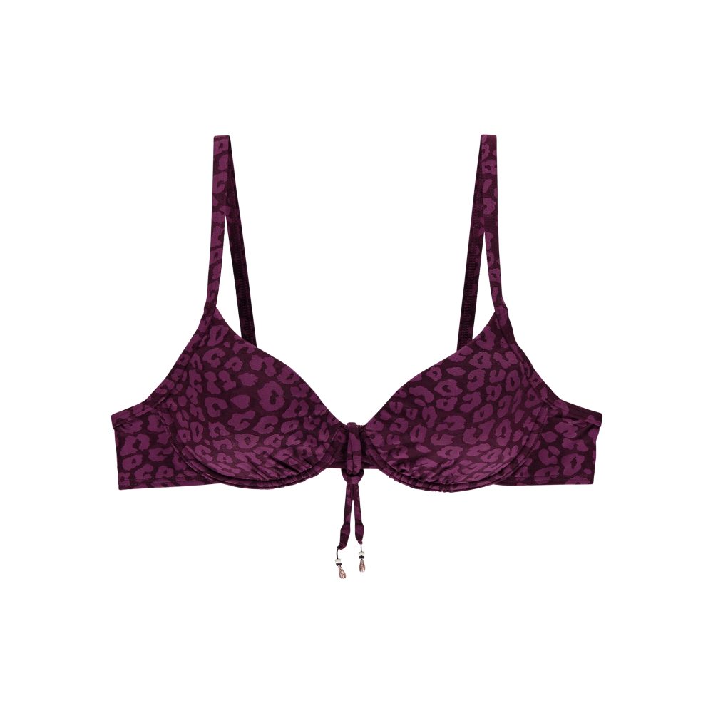 Alana Bikini Top mit Bügel gefüttert in violett