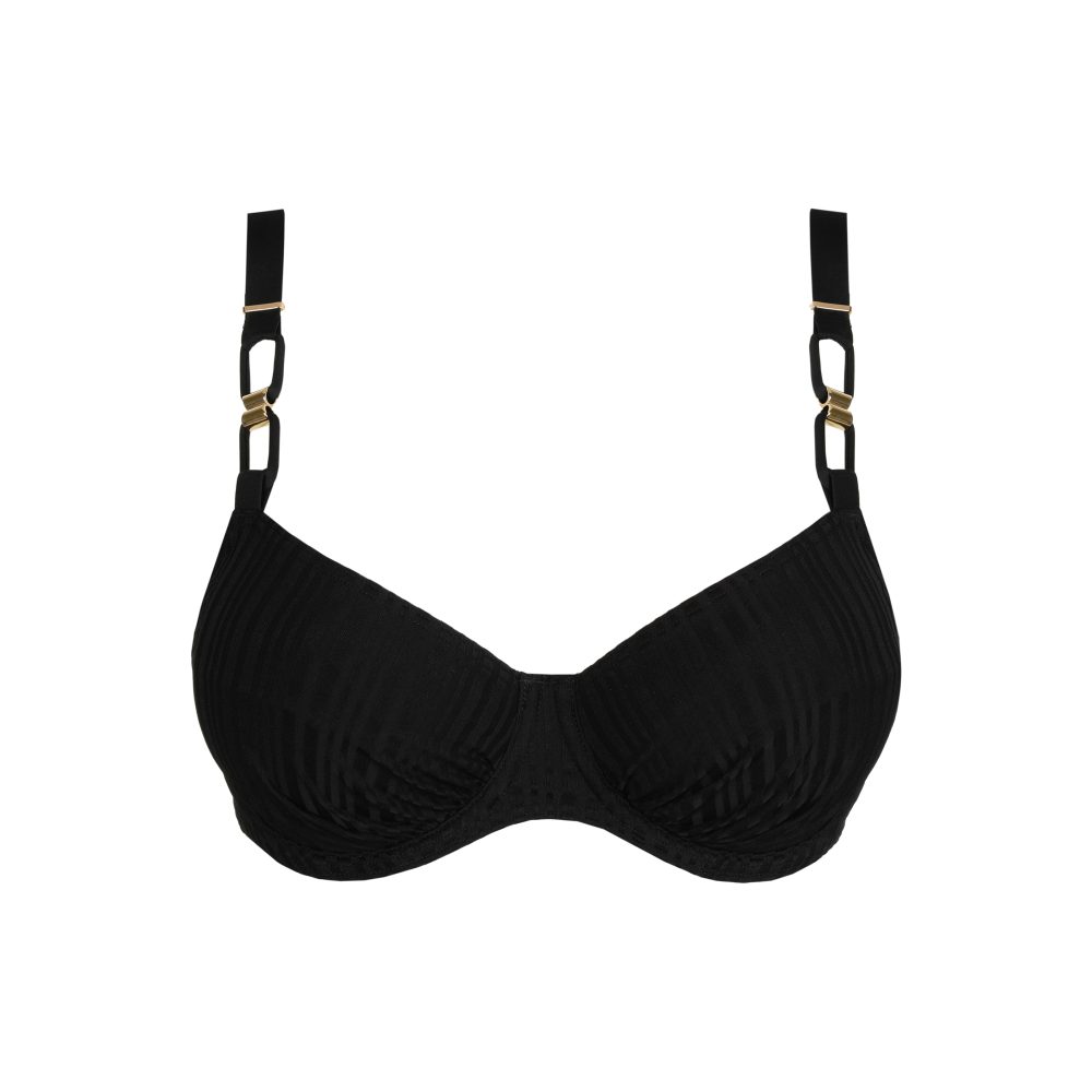 Kiruna Bikini Top mit Bügel ungefüttert in schwarz