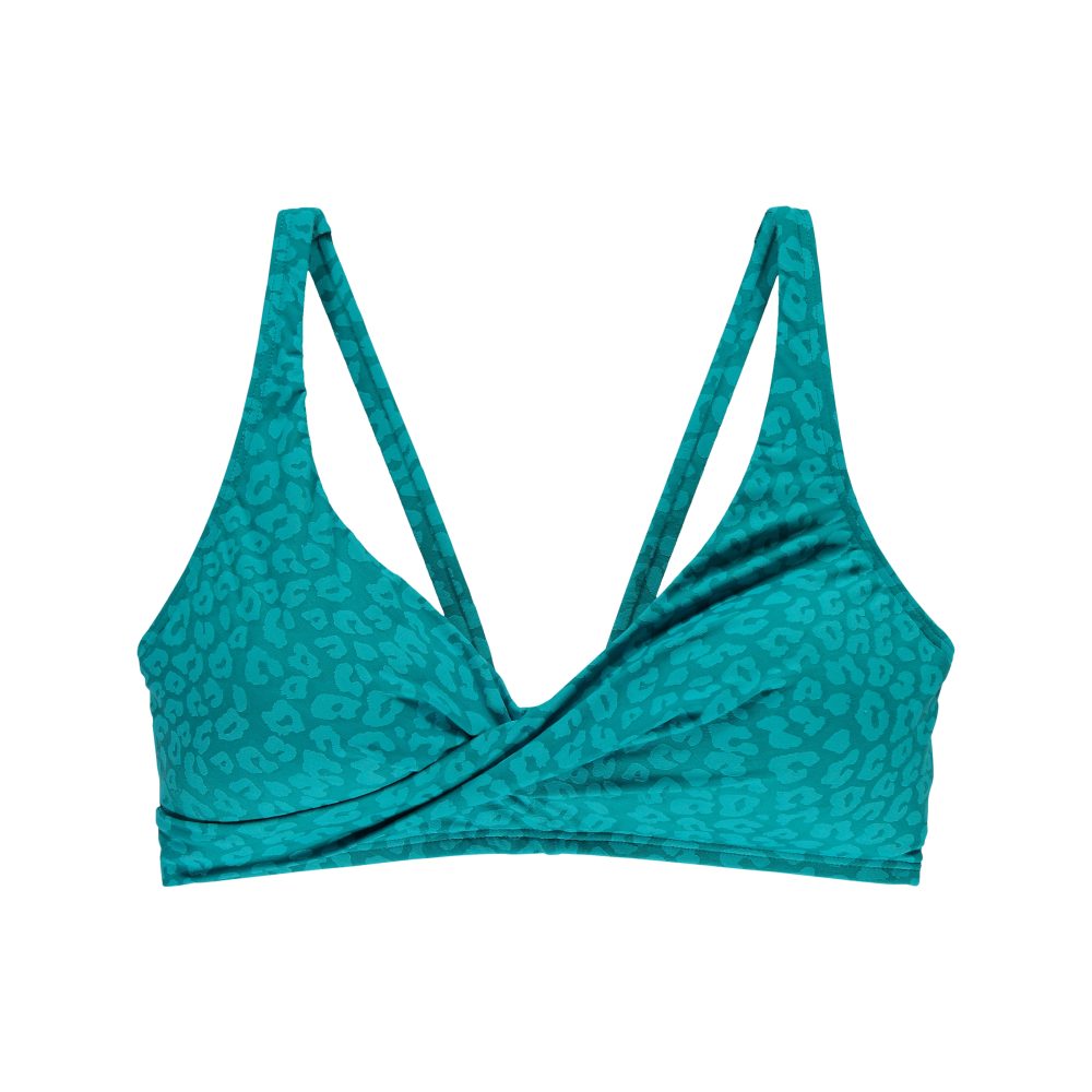 Alana Bikini Top mit Bügel ungefüttert in türkis