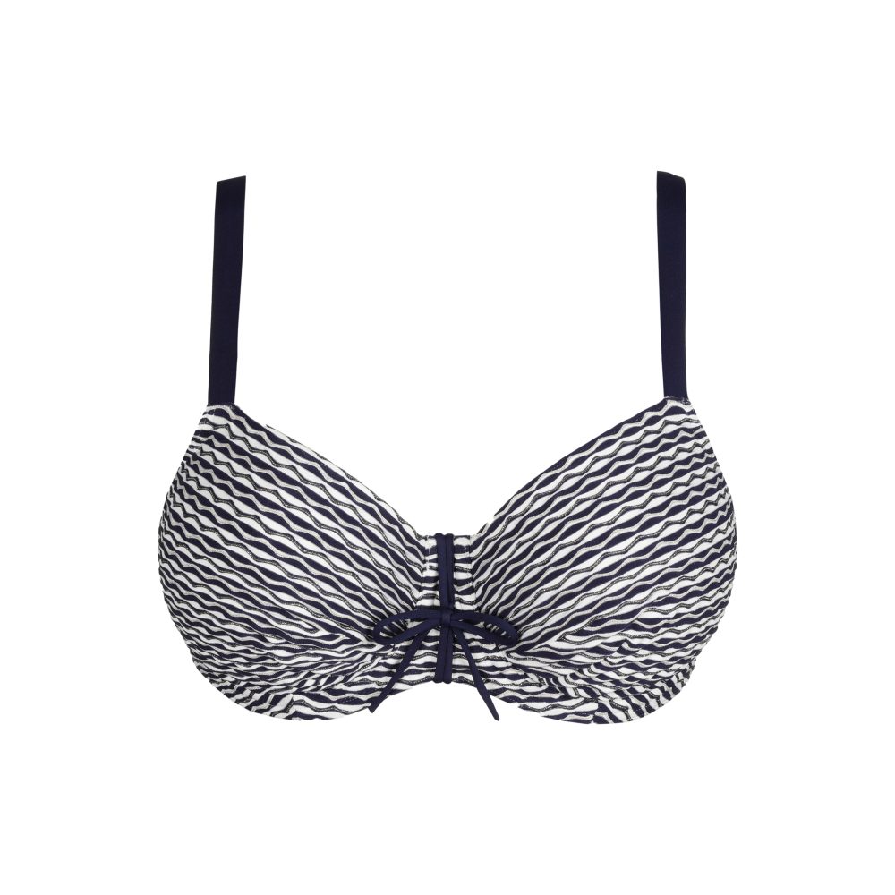 Kalba Bikini Top mit Bügel ungefüttert in blau