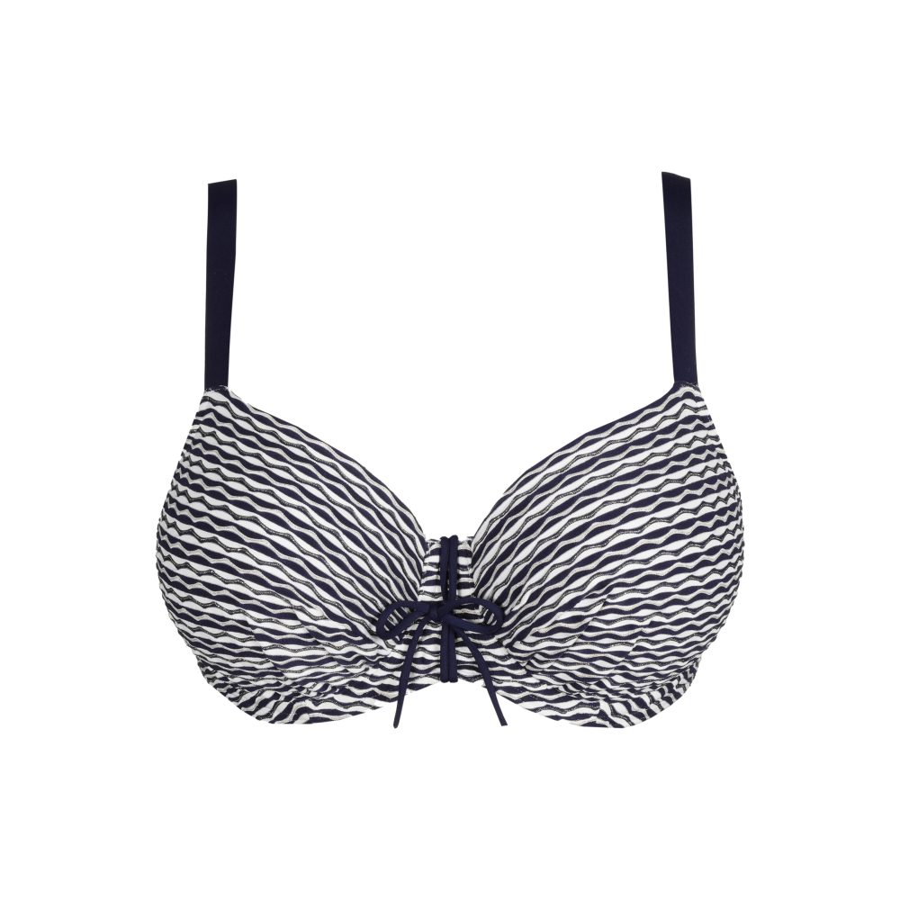 Kalba Bikini Top mit Bügel ungefüttert in blau