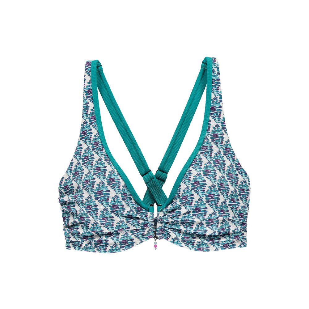 Amalia Bikini Top mit Bügel ungefüttert in türkis