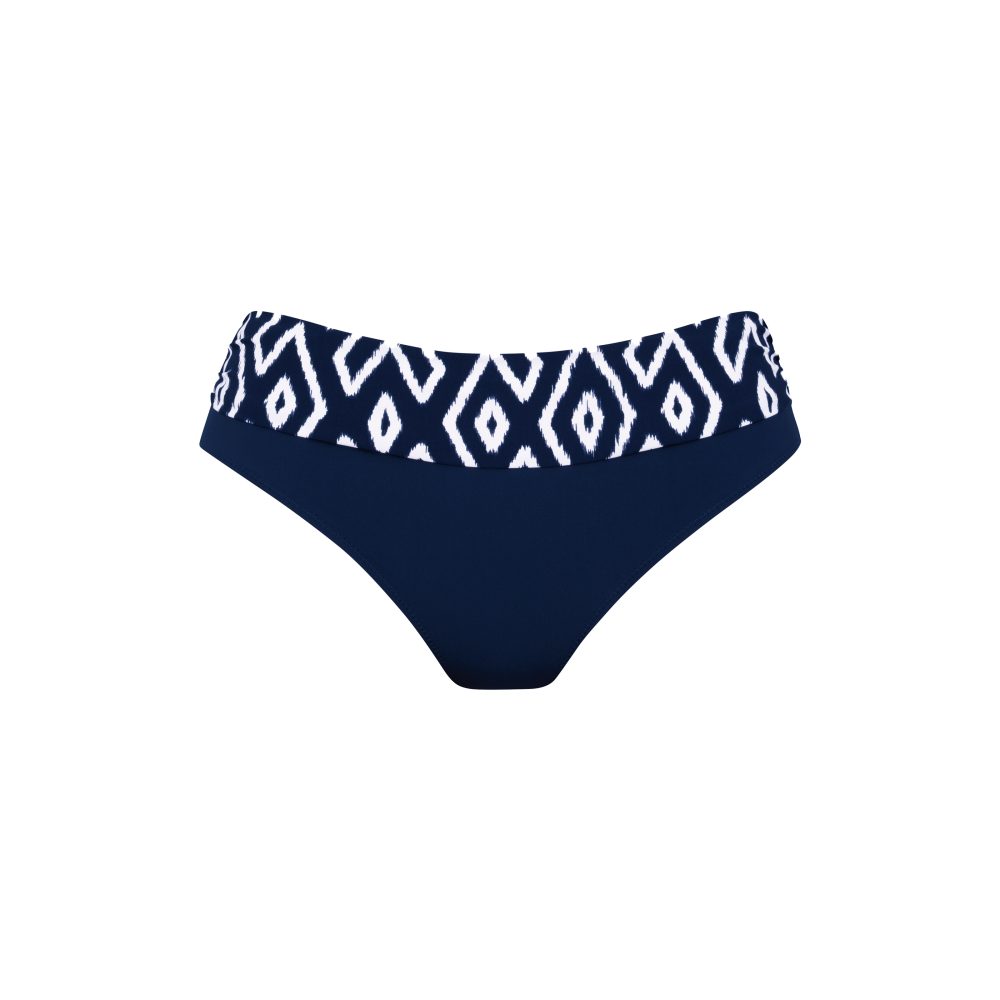 Tribal Monotones Bikini Regular Slip in blau
