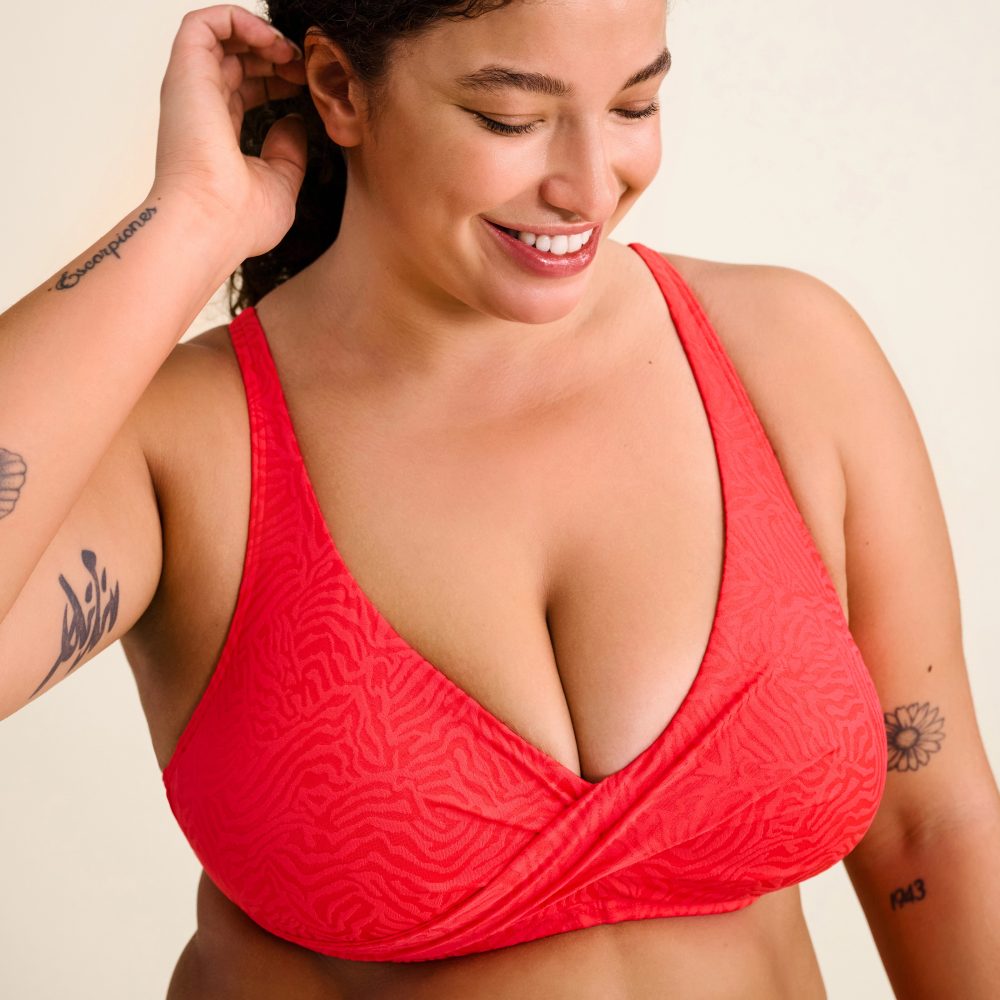 Alia Bikini Top mit Bügel ungefüttert in orange