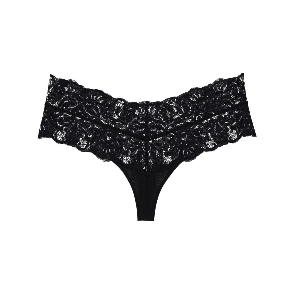 Reesa String in schwarz