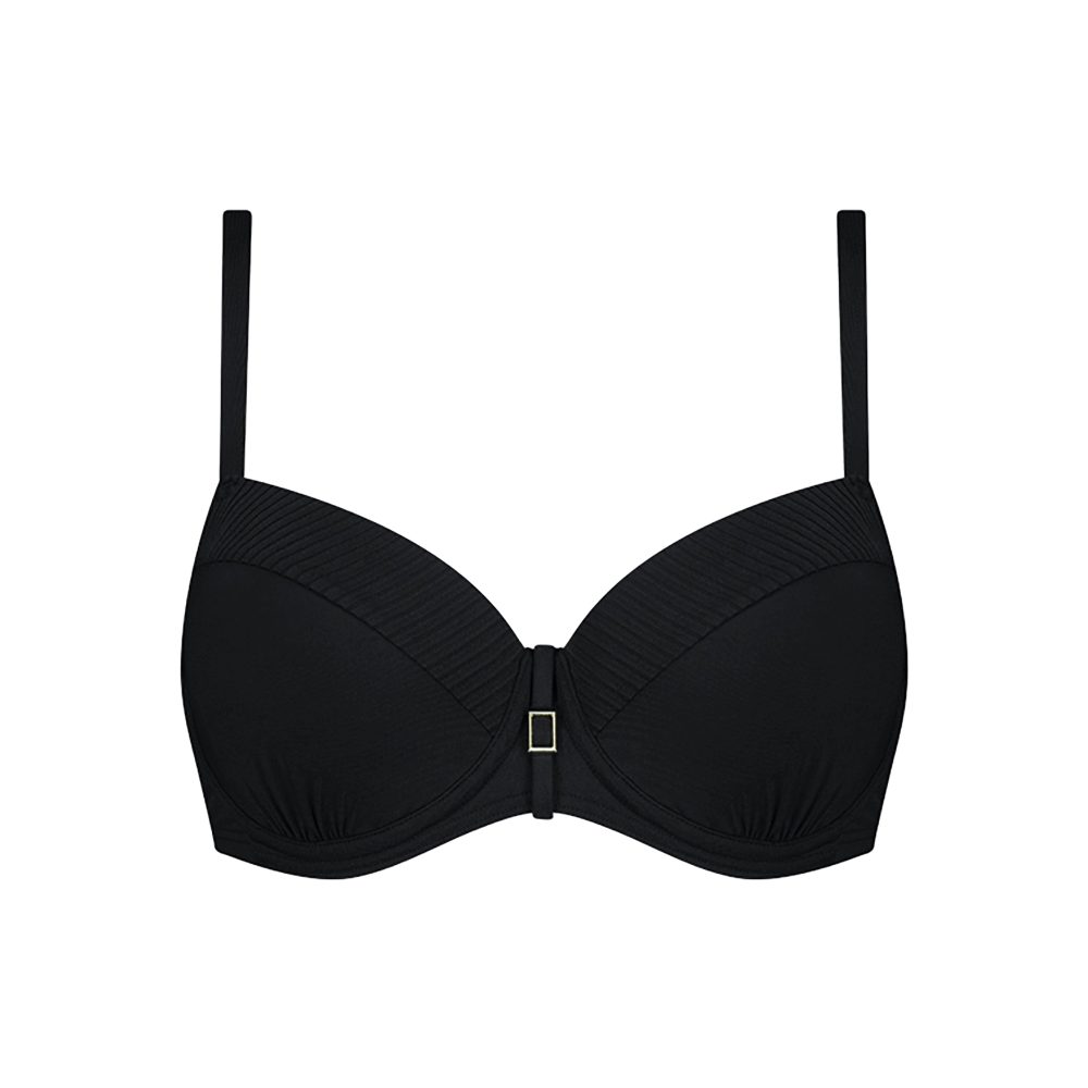 Caviar Bikini Top mit Bügel gefüttert in schwarz
