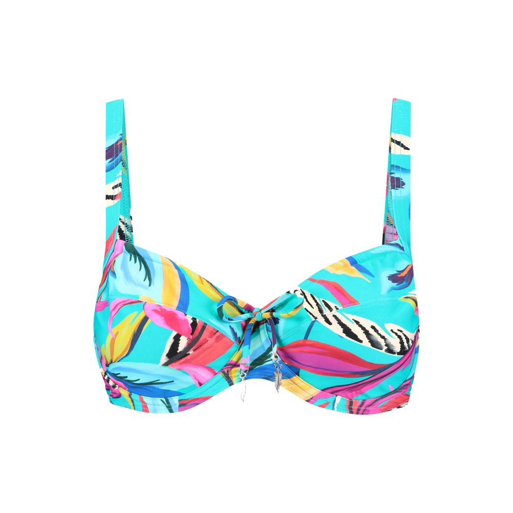 Fiji Bikini Top mit Bügel ungefüttert in bunt