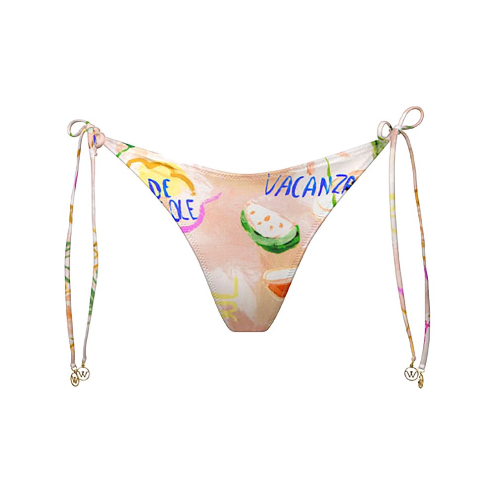 Vacation Fizz Bikini Regular Slip in weiss