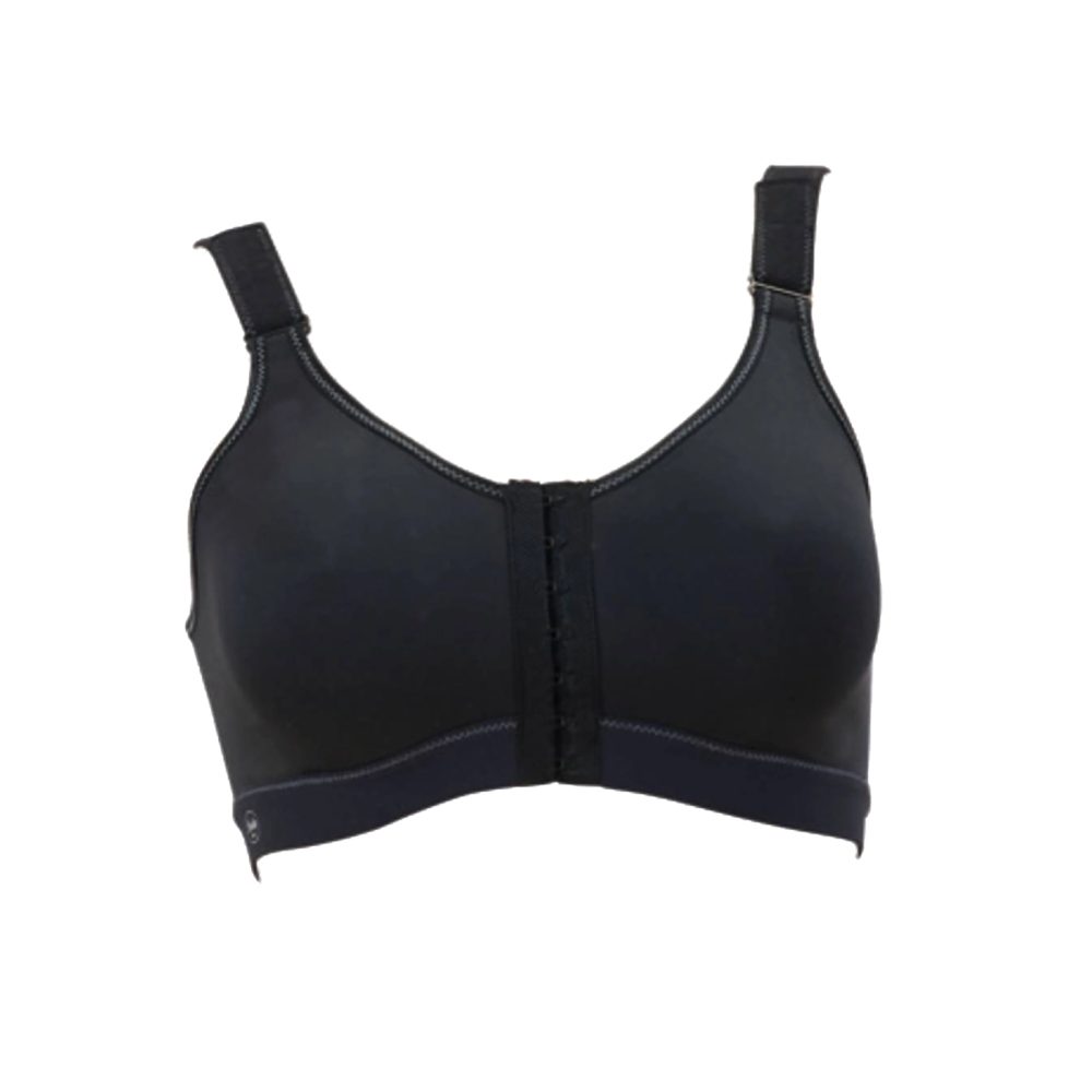 Anita - frontline open - Sport BH mit Vorderverschluss, für Damen, Schwarz, Größe 80C
