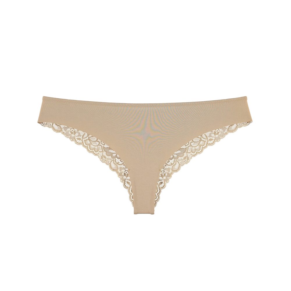 Cozy Beauty String in beige