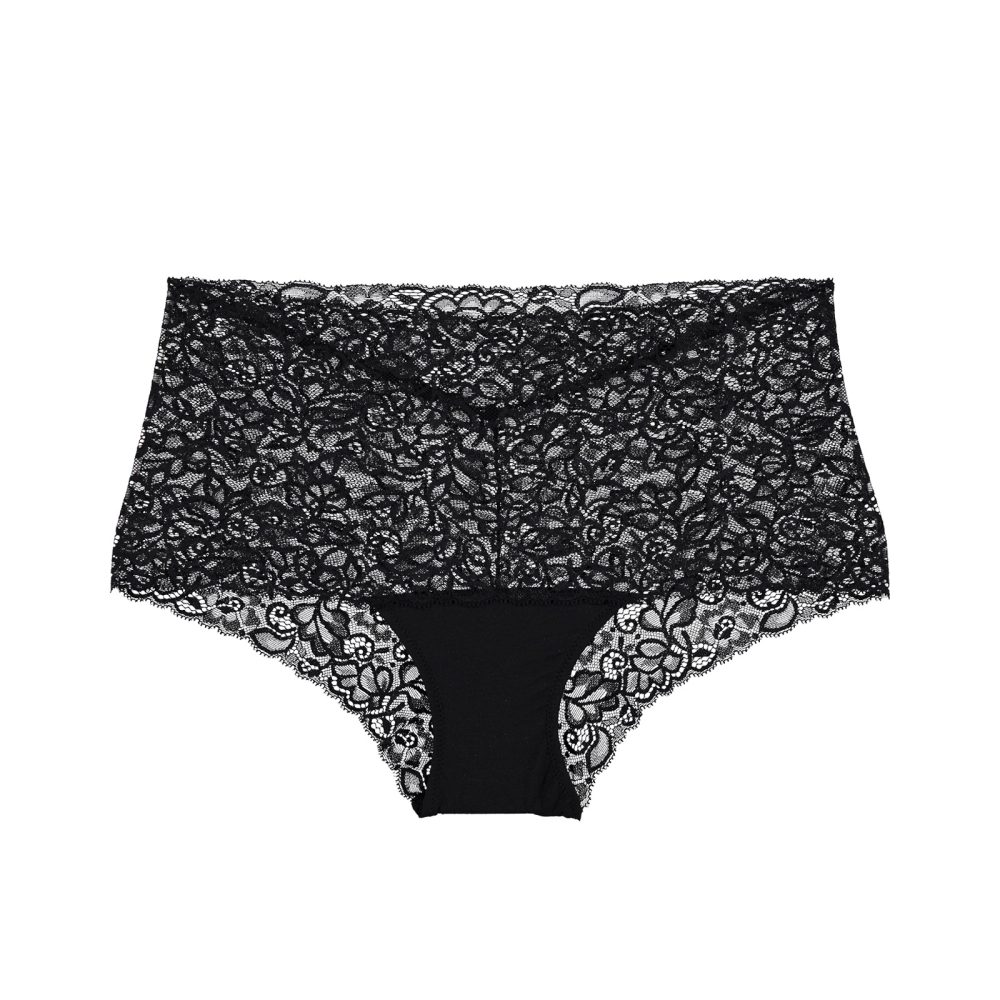 Lace Beauty Slip in schwarz