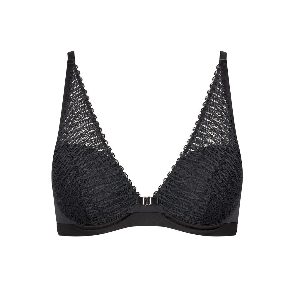 Triumph - Bügel-BH, wattiert, für Damen, Black, Größe 75A