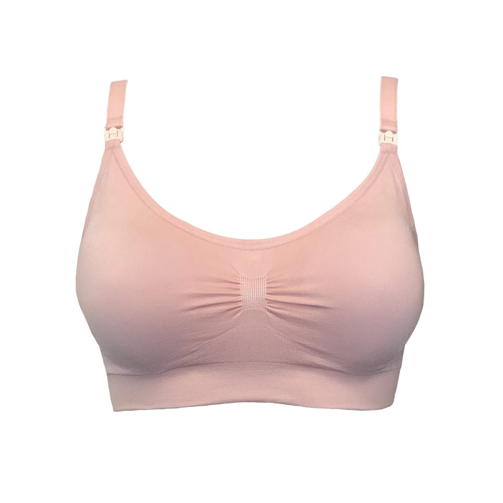 Mommy Bra BH ohne Bügel, ungefüttert in rosa