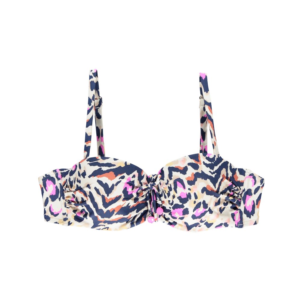 Wildlife Bikini Top mit Bügel gefüttert in bunt