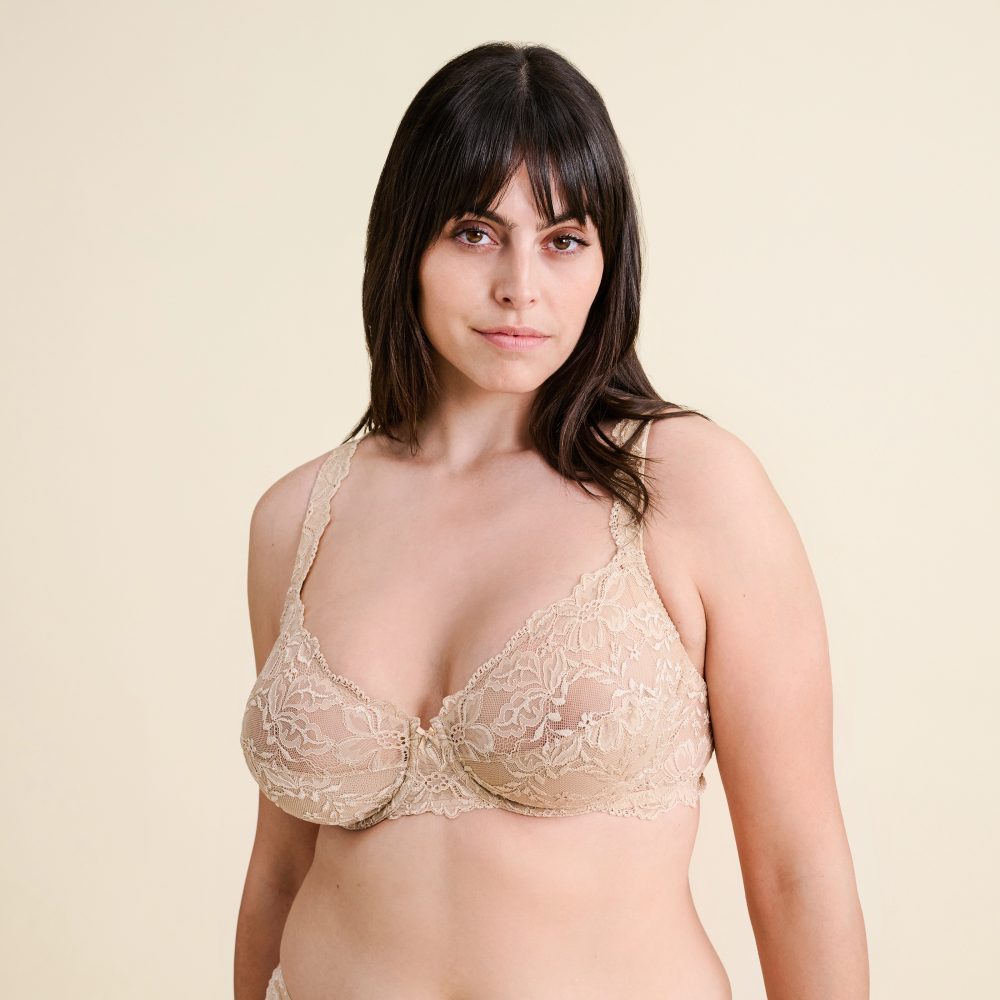 Luxury Desire BH mit Bügel, ungefüttert in beige