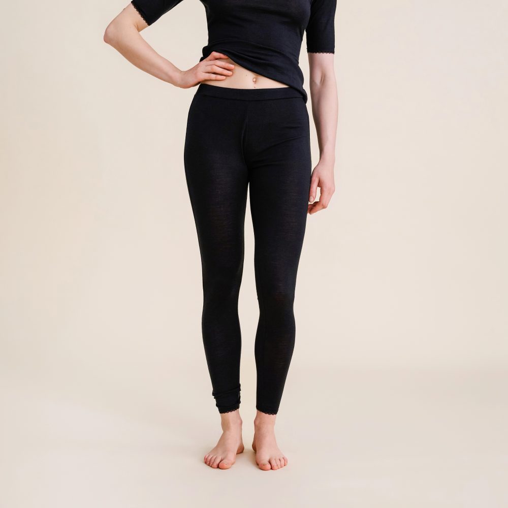 Merino Sensation Leggings in schwarz