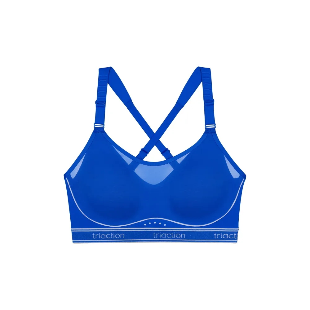 Triaction Cardio Breeze BH ohne Bügel, ungefüttert in blau
