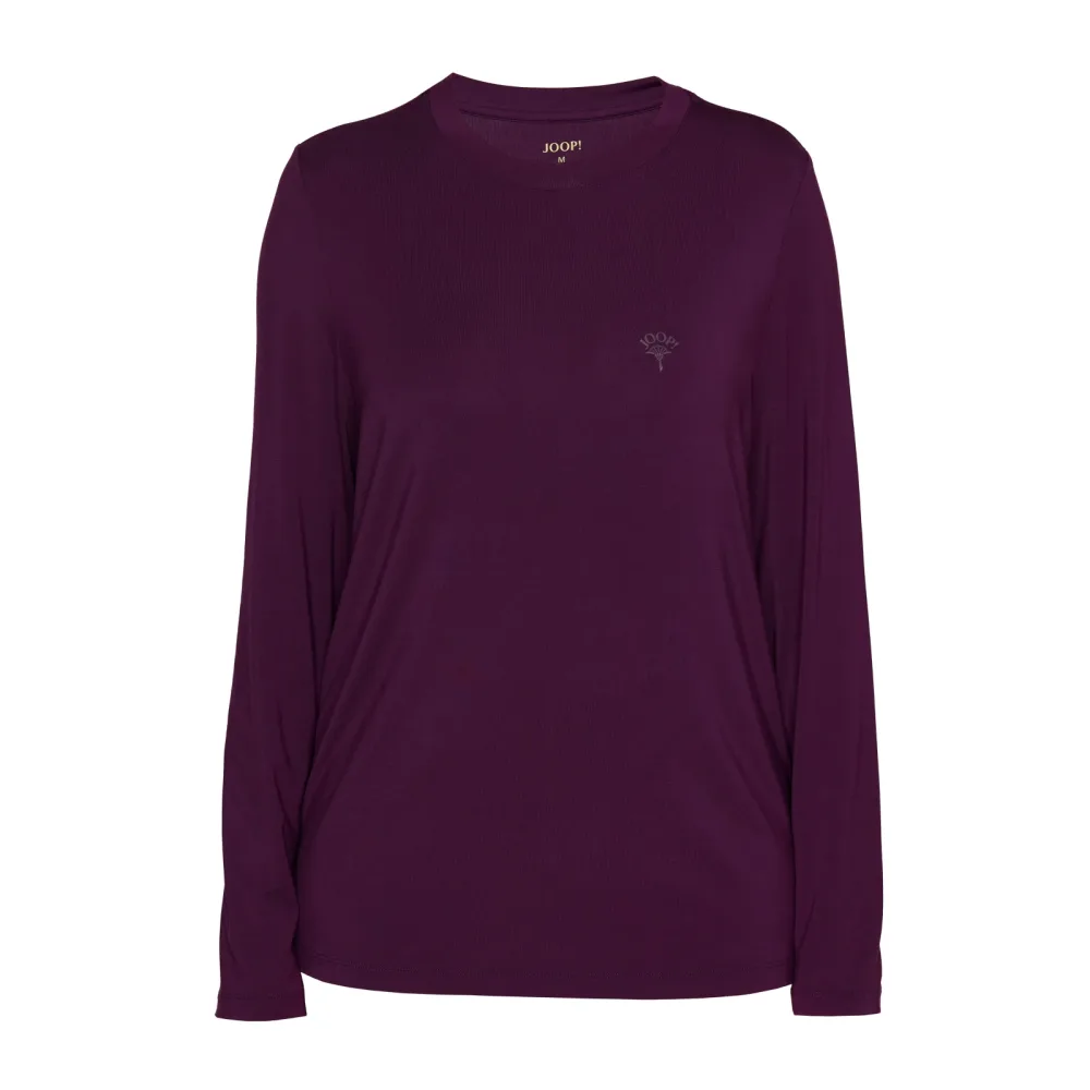 Alpine Mix&Match Pyjama Oberteil in violett